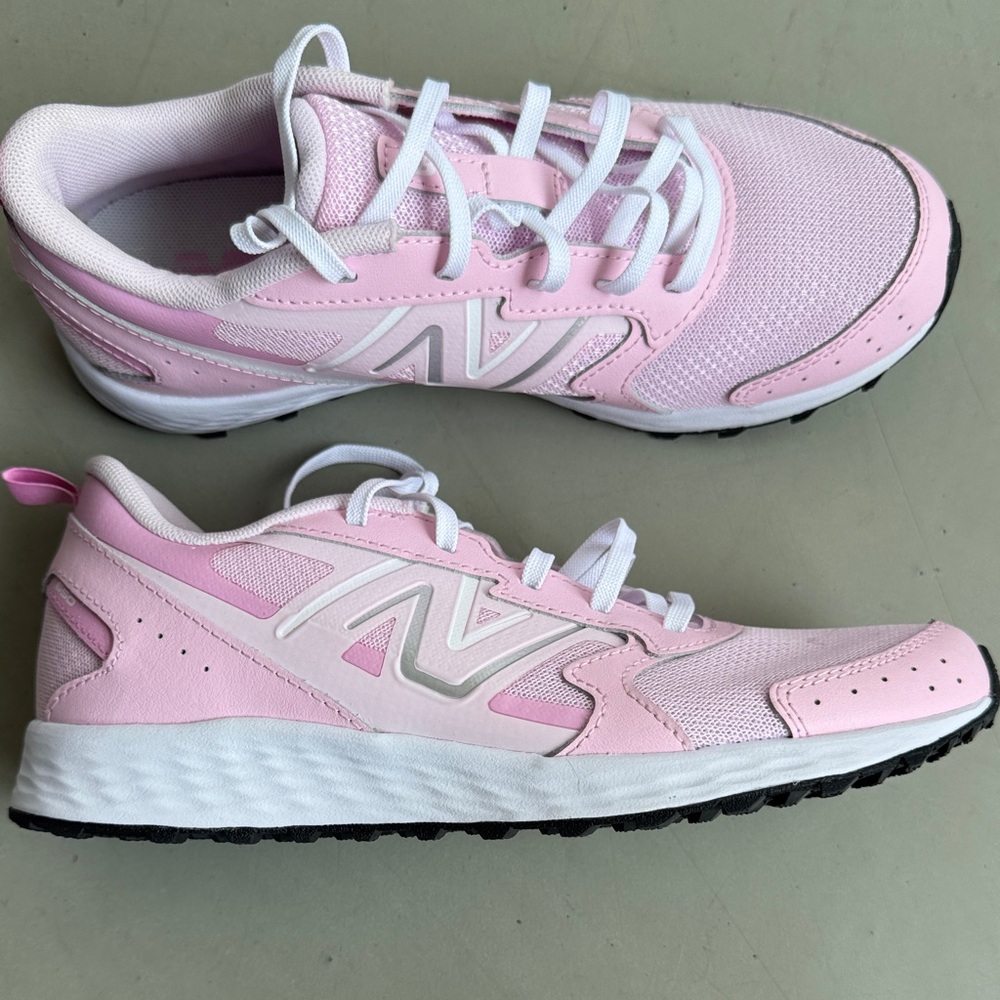 New Balance Pink and White Women's Sneakers